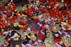 DSC 7581 300x200 Chicken & Avocado Nachos w/ Black Bean Spread