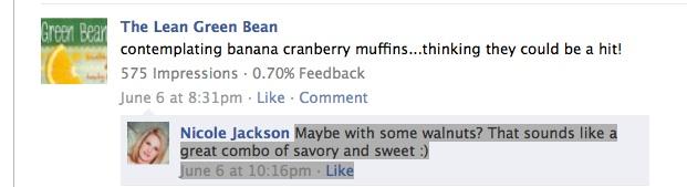 fb Cranberry Almond Banana Bread