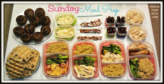 Sunday mealprep   Cherie Runs This 2 17 13 number1 Sunday Food Prep Inspiration 2