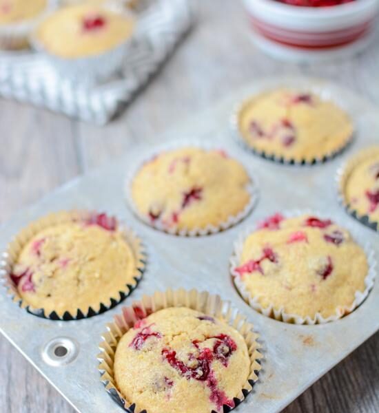 Lightly sweetened and bursting with tart fresh cranberries, these Cranberry Corn Muffins are the perfect dinner side dish. Serve them with a hearty chili or make a batch for your holiday dinner.