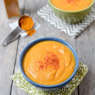 Small ingredient list, big flavor. This Curried Sweet Potato Soup is perfect for dinner on a cold fall evening. Make a double batch and freeze some for a busy week!