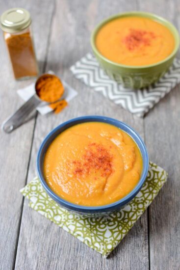 Small ingredient list, big flavor. This Curried Sweet Potato Soup is perfect for dinner on a cold fall evening. Make a double batch and freeze some for a busy week!