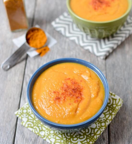 Small ingredient list, big flavor. This Curried Sweet Potato Soup is perfect for dinner on a cold fall evening. Make a double batch and freeze some for a busy week!