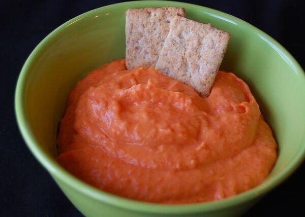 Curried Sweet Potato & Red Pepper Dip