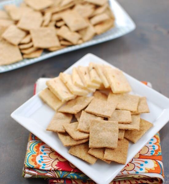 These homemade Wheat Thins are much tastier than store-bought.