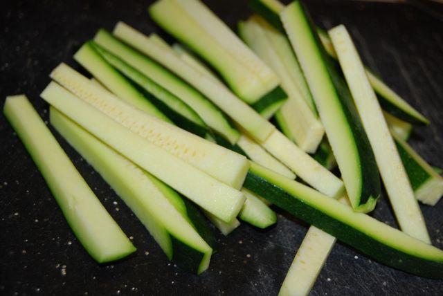 These Crispy Parmesan Zucchini Fries make the perfect dinner side dish and taste great when served with a side of marinara sauce for dipping!