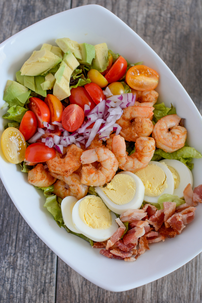 Shrimp Cobb Salad 4 sauteed shrimp cobb salad