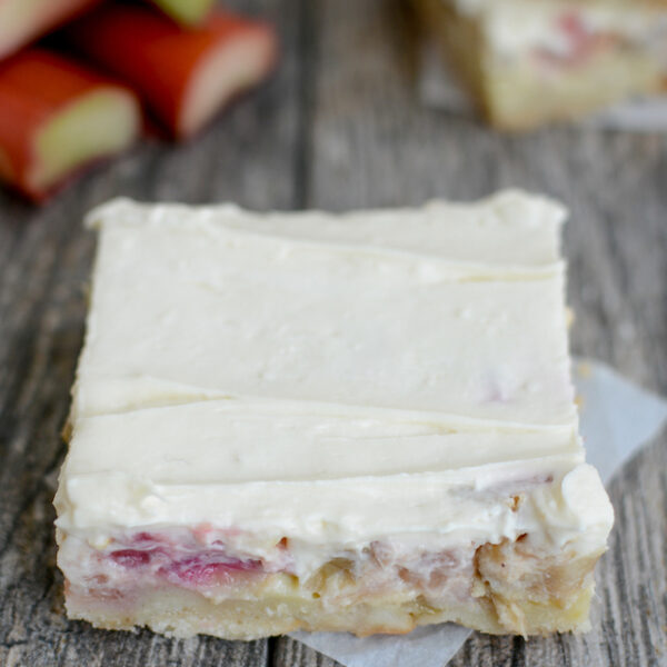 rhubarb custard dessert bars