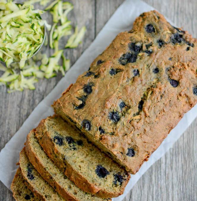 Lemon Blueberry Zucchini Bread
