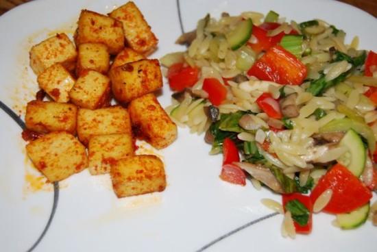 Sweet & Spicy Baked Tofu Recipe | Vegetarian Entree