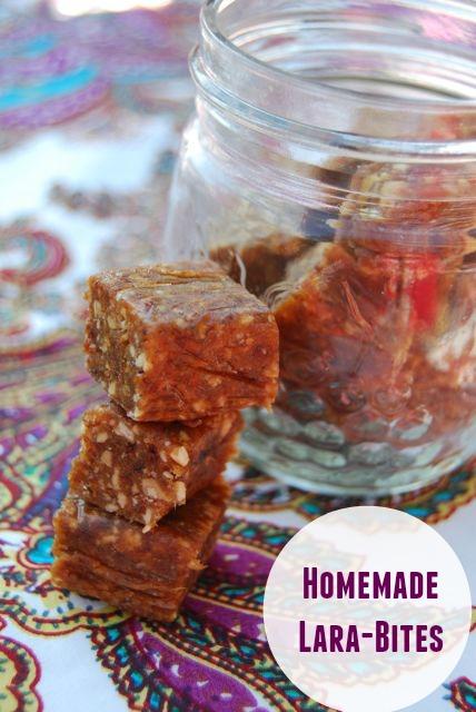 Like Larabars? You're just a few ingredients away from a homemade version! Cut them up for the kids or leave them as a bar for adults!