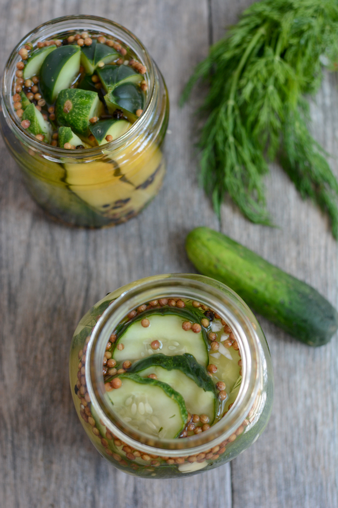 DSC_0115 easy refrigerator pickles in a jar on a table