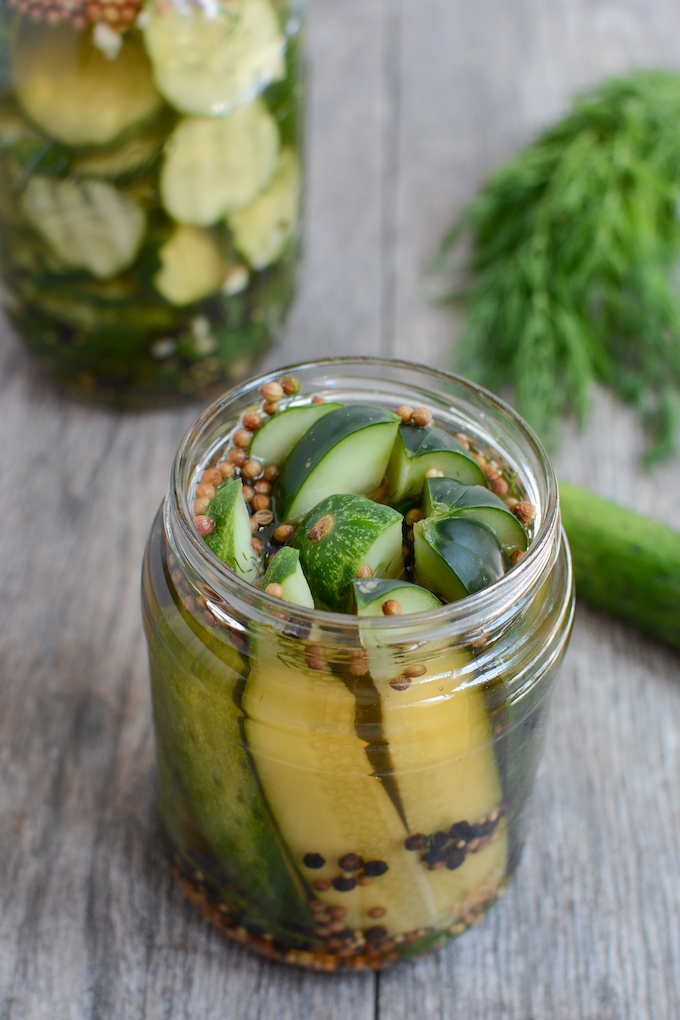 Easy Refrigerator Pickles 5 homemade refrigerator pickle spears