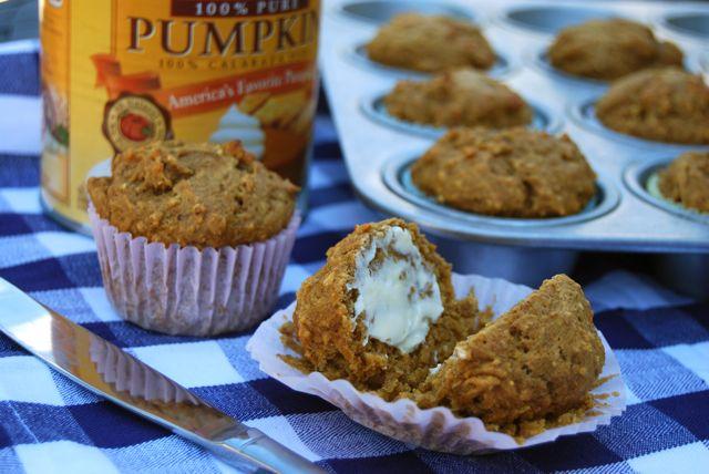 These Whole Wheat Pumpkin Muffins are lower in sugar than most recipes and filled with whole grains!