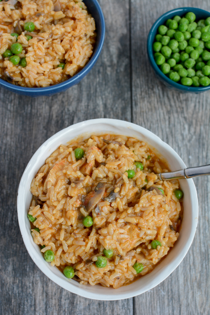 Instant Pot Mushroom Risotto with Chicken 3 instant pot mushroom risotto