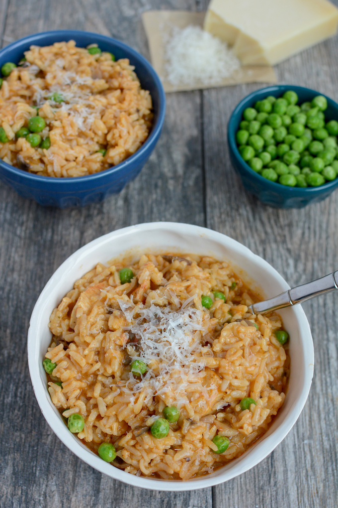 Instant Pot Mushroom Risotto with Chicken 4 easy instant pot risotto