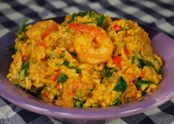 vegetable-risotto-with-shrimp