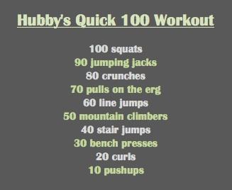 Quick 100 Cardio Workout