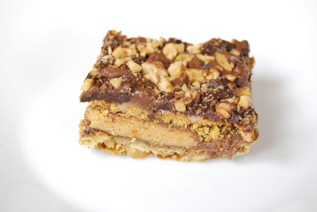 Five Layer Reese's Bars: Cookies bars stuffed with candy- what could be better?