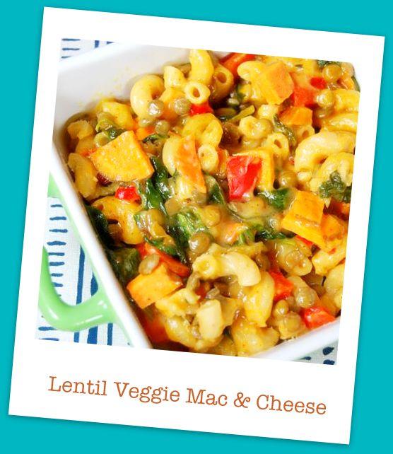 This vegetarian Lentil Vegetable Macaroni and Cheese is healthier than the boxed version and easy enough for even the newest cook!