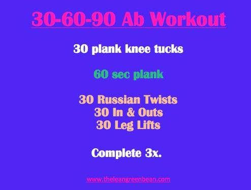 30-60-90 Abs Workout