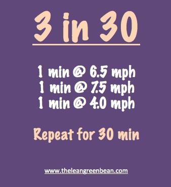 3 Mile 30 Minute Treadmill Workout