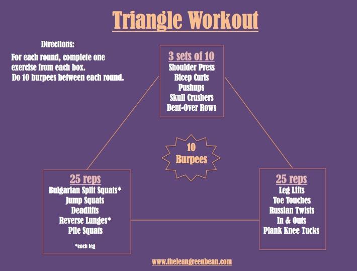 Triangle Cardio Workout