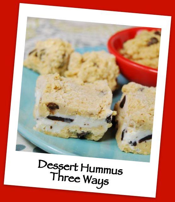 Hummus isn't just for veggies! Try this lightly sweetened dessert hummus for a healthy treat!