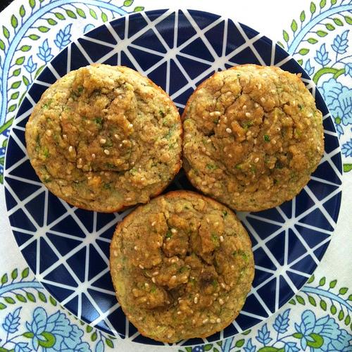 Coconut Zucchini Banana Muffins- gluten-free & vegan, they're perfect for breakfast or an on the go snack!