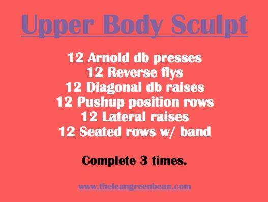 Upper Body Sculpt Workout