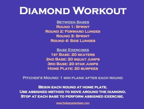 Baseball Diamond Cardio Workout