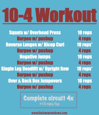 10-4 Cardio Workout