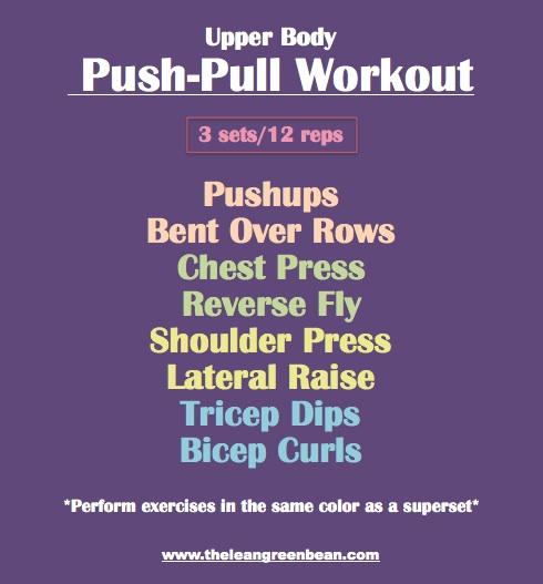 Push Pull Dumbbell Workout