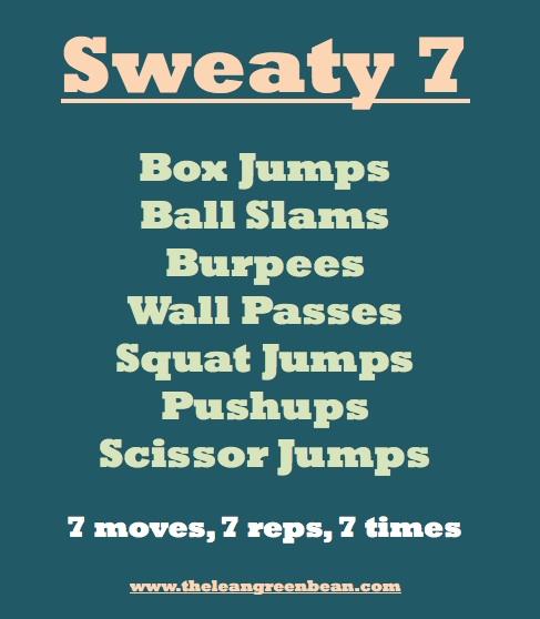 Sweaty 7 Cardio Workout