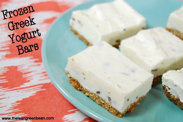 You're just a few ingredients away from these Frozen Greek Yogurt Bars. They're a fun way to turn yogurt and granola into a finger food!