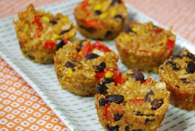 These Mexican Quinoa Bites make a great appetizer and can also be eaten as a main meal. They're vegetarian, packed with protein and fiber and taste great with a variety of dipping sauces!