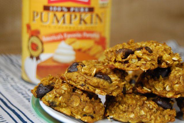 These Pumpkin Oatmeal Cookies taste like fall in dessert form.