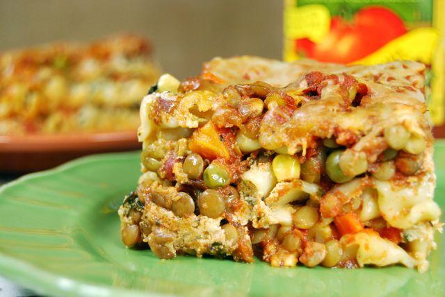 Did you know you can make lasagna in the slow cooker? Try this vegetarian Crockpot Lentil Vegetable Lasagna next time you're craving Italian!