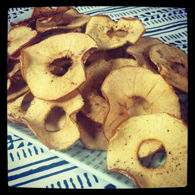 Try these Baked Apple Chips for a healthy, kid-friendly after school snack!