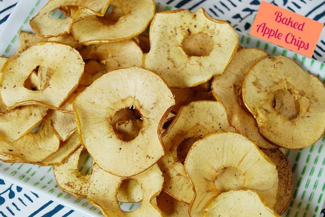 Try these Baked Apple Chips for a healthy, kid-friendly after school snack!