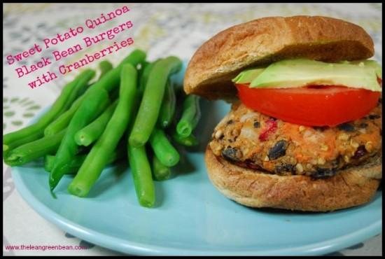 Try these Sweet Potato Quinoa Black Bean Burgers next time you need a quick dinner. They're gluten-free and vegan and the tart cranberries perfectly compliment the sweet potatoes!