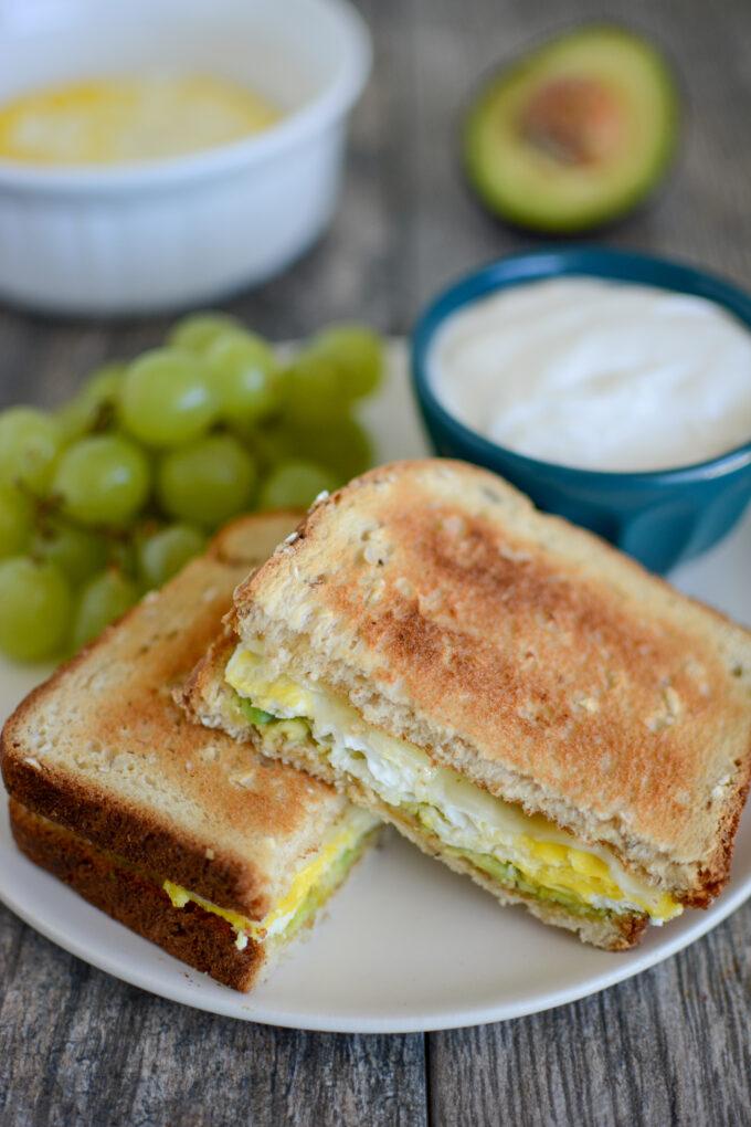 Egg Sandwich Recipe Breakfast - A Dash of Soy