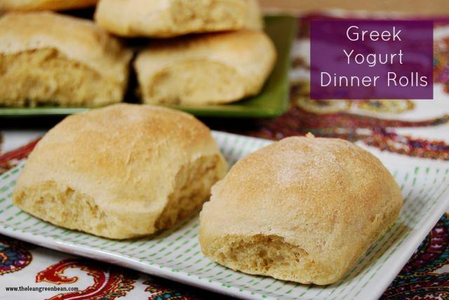 These healthy dinner rolls are made with Greek yogurt and make the perfect dinner side dish. 