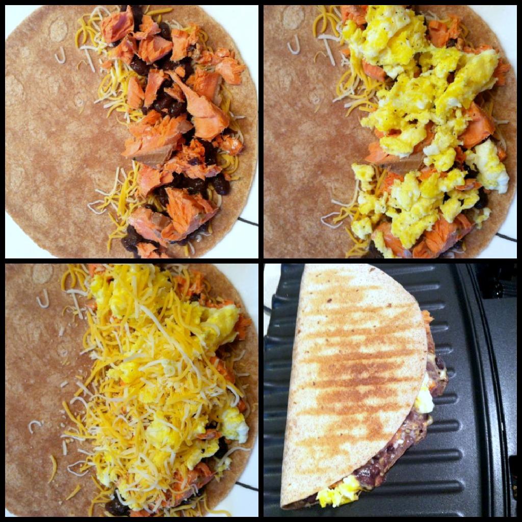 salmon breakfast quesadilla 2