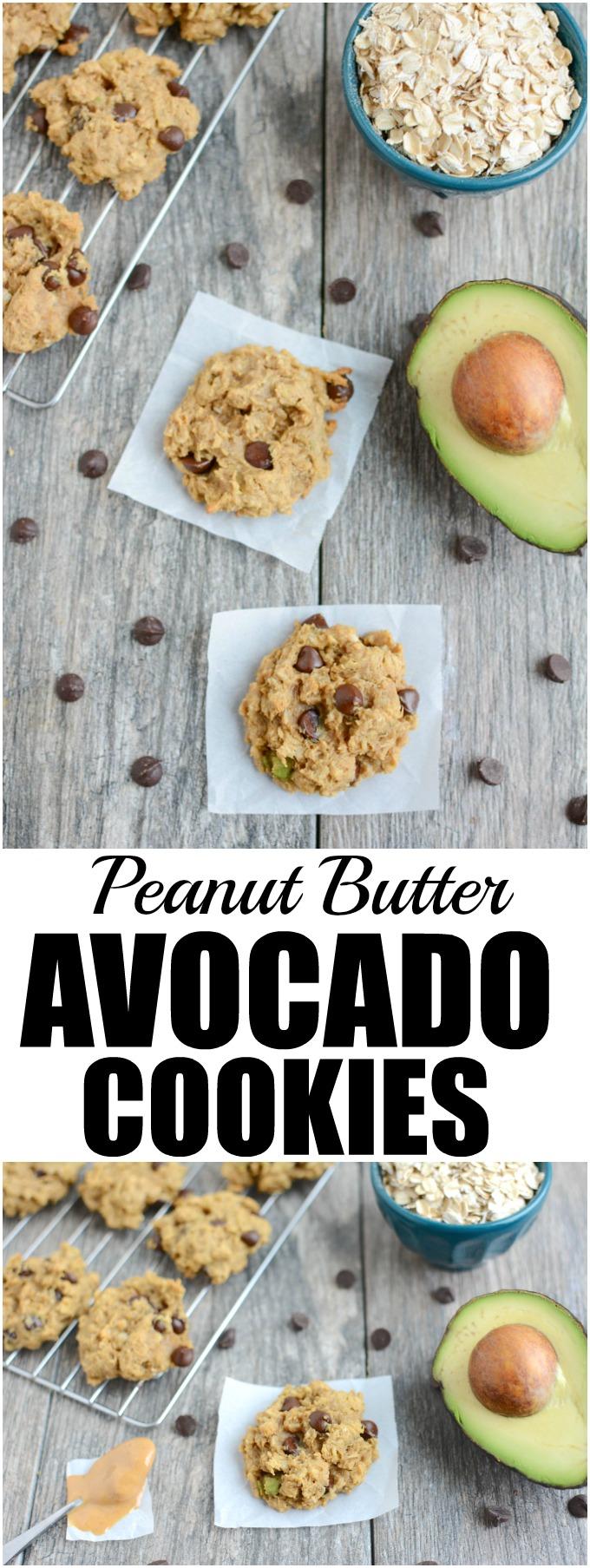Peanut Butter Avocado Cookies Healthy Dessert Recipe