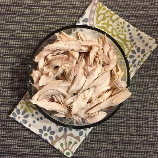 Did you know you can make a rotisserie-style chicken in your crockpot? It's an inexpensive, easy way to prep chicken you can use in a variety of other recipes!