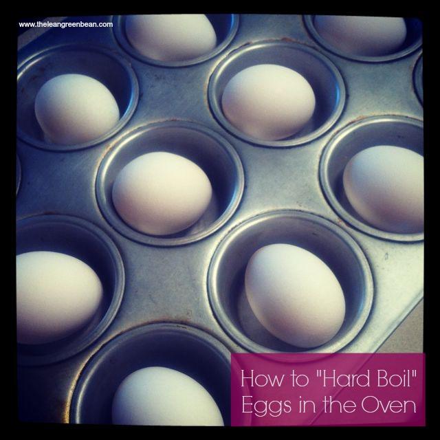 Did you know you can use the oven to hard boil or cook your eggs? Give this fool-proof method a try !