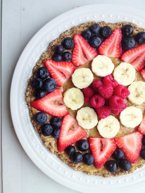 oatmeal flax pizza