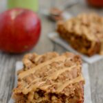 Bursting with fall flavor, these Apple Cinnamon Breakfast Bars are kid-friendly and full of protein and fiber for a healthy breakfast or snack.