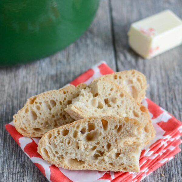 This easy recipe for Dutch Oven Bread requires minimal effort and is basically foolproof. Enjoy homemade bread made with real, healthy ingredients and no processed junk.